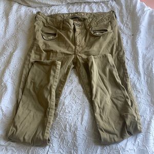 American eagle super stretch khaki jeans
